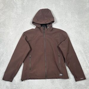 Dickies Women's Performance System Protect Jacket removable hood sz M 8/10 brown